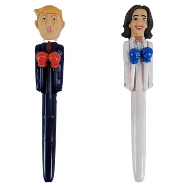 Imagem de Canetas de boxe colecionáveis Trump vs Harris, 2024 Eleições Novidades, Canetas de Halloween Bobas Presentes para Adultos e Meninos Adolescentes, Brinquedo de Caneta Legal, Presente Engraçado de