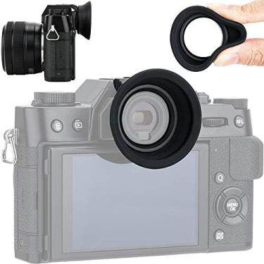 Imagem de Óculos de silicone macio para visor de câmera para Fujifilm Fuji X-T30 X-T20 X-T10 Almofada protetora de óculos (instalação com suporte de sapato)