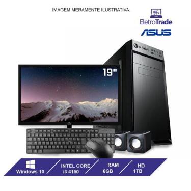 Imagem de Computador Completo Flex Computer Intel Core i3 4 6GB RAM HD 1TB Com K