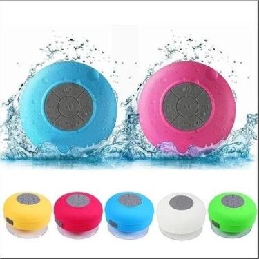 Imagem de Mini Caixa De Som Prova D'agua com Ventosa Banheiro - Wireless BT