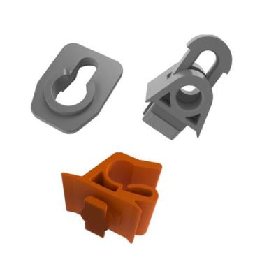 Imagem de Kit Fixaçao Haste Vareta do Capo para TORO 2016 A 2021 - PLASTCAR