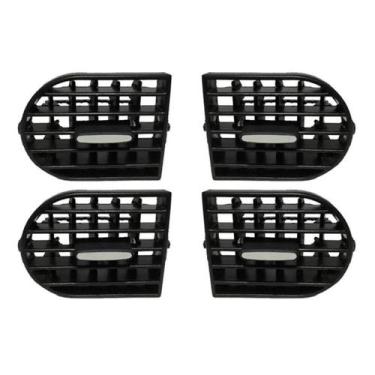 Imagem de Kit 4 Difusor Saída Ar Painel Fiat Palio Adv 2017 18 19 20 - Nat