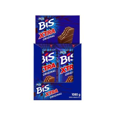 Imagem de Chocolate Bis Xtra ao Leite 45g 24 Unidades - Lacta, 45g, Ao Leite