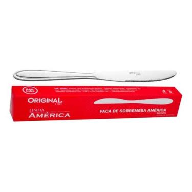 Imagem de Kit 12 Facas Sobremesa América Talheres - Original Line