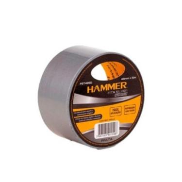 Imagem de Fita adesiva silver tap hammer 48mm x 5 metros cinza