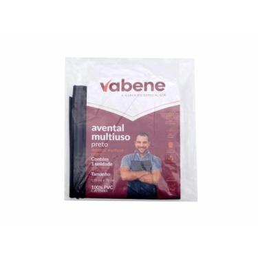 Imagem de Avental multiuso vinil preto 120cmx70cm 1un vabene