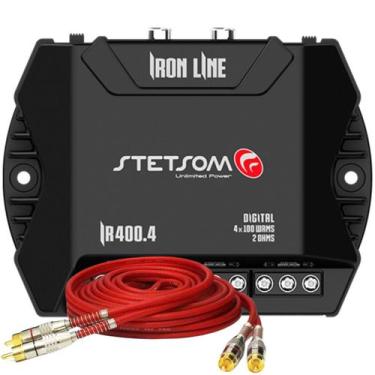 Imagem de Modulo Ir400.4 Stetsom 400w + Cabo Rca 5m Blindado S400 Pro