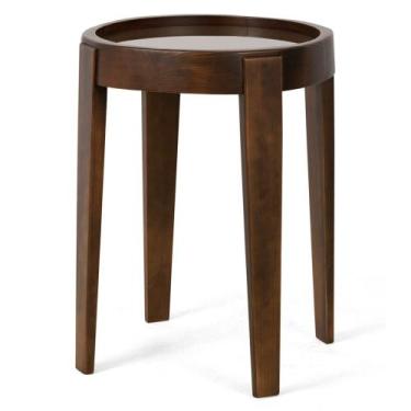 Imagem de Mesa Lateral Decorativa Para Sala de Estar Peaky 49x65 Canela G04 - Gr