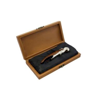 Imagem de Saca Rolha Pulltex Clickcut Estampado C/ Caixa Especial Gift, Wood