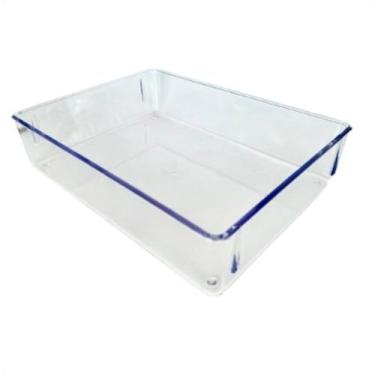 Imagem de Organizador Modular G Empilhável 23x17x5,5 Transparente - Utilyplastic