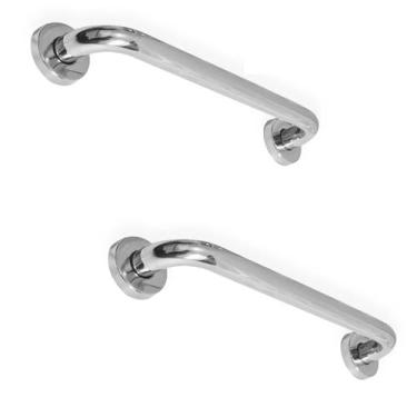 Imagem de Alça de Apoio Banheiro Inox Barra 30cm Idoso Cadeirante Deficiente Ace