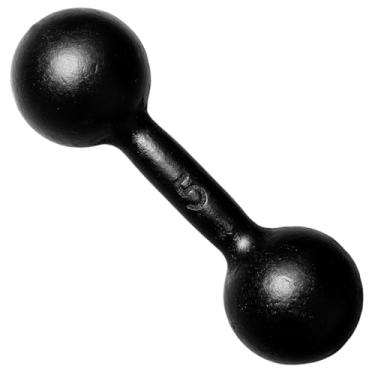 Imagem de Halter Redondo de Ferro Fundido Pintado 5 Kg Preto