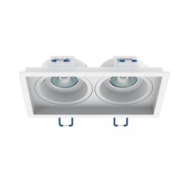 Imagem de Embutido Quadrado Micro Borda 2XAR70 IL4705 Branco - Interlight