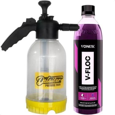 Imagem de Shampoo Automotivo Neutro V-floc Snow Foam Manual Detailer - Vonixx