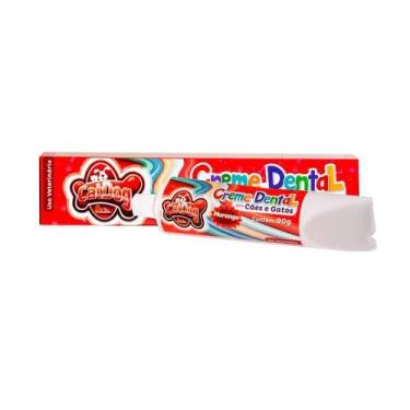 Imagem de Creme Dental CatDog Para Cães e Gatos Unidade Sabor Morango - Cat Dog