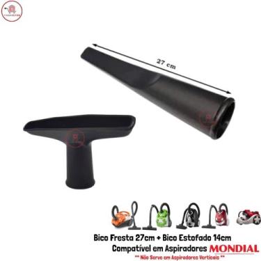 Imagem de Kit Bico Tecido 14cm + Bico Canto Fresta 27cm Aspiradores Mondial Mode