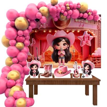 Imagem de Kit Decoração Festa de Aniversário Infantil Ana Castela Boiadeira Cute 3D