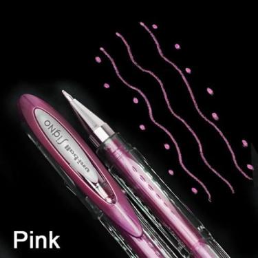 Imagem de Caneta Gel Uni-Ball Signo NOBLE METAL 0.8mm Metálica, ROSA