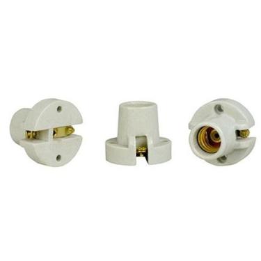 Imagem de Bocal Porcelana E14 250V 1A Fixo de Teto Branco G20
