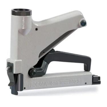 Imagem de Grampeador Tapeceiro Profissional Alúminio Rocama Fixa Forro - A.R Var