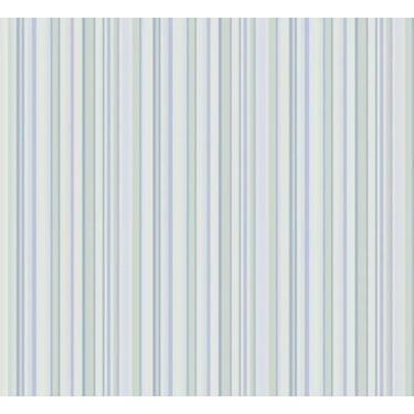 Imagem de Papel de Parede Safari Friends Listrado Azul SF6215 - IMPORTADO