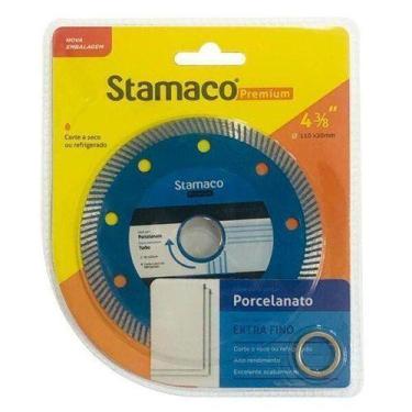 Imagem de Disco de Corte Diamantado Premium Porcelanato 110mm x 20mm - Stamaco