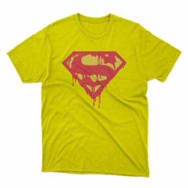 Imagem de Camiseta Super Man Sangue Herói Linha Premium 100% Algodão - nappes, A