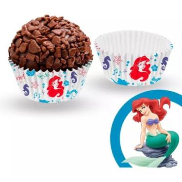 Imagem de Forminha Número 5 para doces - Festa Ariel Disney - 100 unidades - Reg