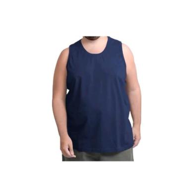 Imagem de Camiseta Regata Camisa Algodão Plus Size Tamanho Grande  Blusa lisa  d