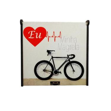 Imagem de Kit Presente para Ciclistas caixa Art Bike personalizada + Chaveiro - 