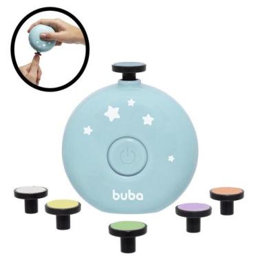 Imagem de Kit 6 Lixas Unha Lixador Elétrico Infantil Bebês Portátil Aparador Par