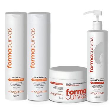 Imagem de Kit Acquaflora Forma Curvas Com 4 4Abc