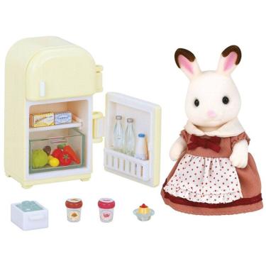 Imagem de Sylvanian Families Mãe Coelho Chocolate Geladeira Epoch Mag