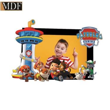 Imagem de Porta Retrato Infantil 3d Patrulha dos Cachorrinhos Fotos 10x15 Aniver