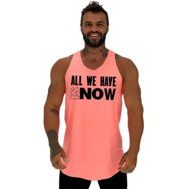 Imagem de Regata Longline Estampada Masculina MXD Conceito All We Have is Now, L