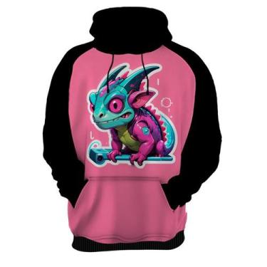 Imagem de Moletom Casaco Blusa Animais Cyberpunk Camaleão Repteis 2 - Enjoy Shop