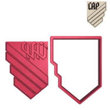 Imagem de Cortador Carimbo Futebol Time Athletico Paranaense - DOCE IMPRESSO, 7,