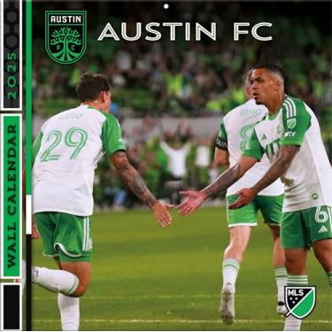 Imagem de Turner Sports Calendário de parede do time Austin FC 2025 12x12 (25998012202)