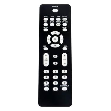 Imagem de Ajuste remoto substituído para sistema estéreo compacto Philips RC2023639/01 RC2023639 01 DCM109/37 DCM109 DCM109/93 DCM109/79 DCM109/37B DCM109/37X Mini Audio System Music System Cube CD Speaker