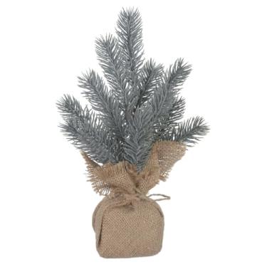 Imagem de Mini Pinheiro Rustico 23cm Enfeite Juta Galhos Arvore de Natal Decoracao Premium