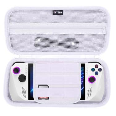 Imagem de LTGEM Hard Travel Carrying Case Compatible with ASUS ROG Ally 7" Gaming Handheld(Inside: 11.3" x 4.8" x 1.4 "), Case Only, White