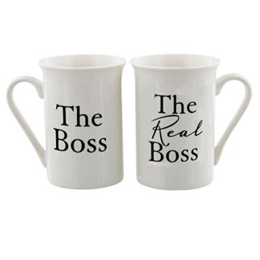 Imagem de Oaktree Gifts Conjunto de canecas de 2 peças The Boss and The Real Boss