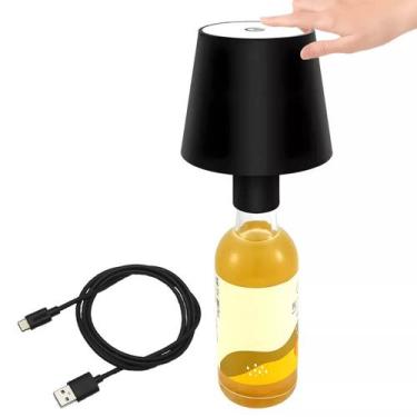 Imagem de Luminaria Mesa Abajur Garrafa Led Iluminaçao Decoraçao Escrivaninha 3 