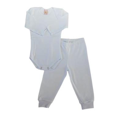 Imagem de Conjunto de Boby para menino e menina pijama bebe, conjunto malha egpcia,TAM G