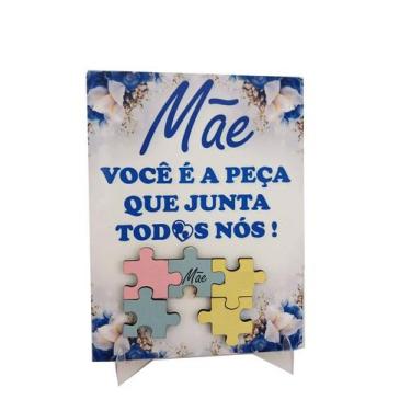 Imagem de Porta Retrato Azulejo Presente  Dias das Mães - Escreva você mesmo no 