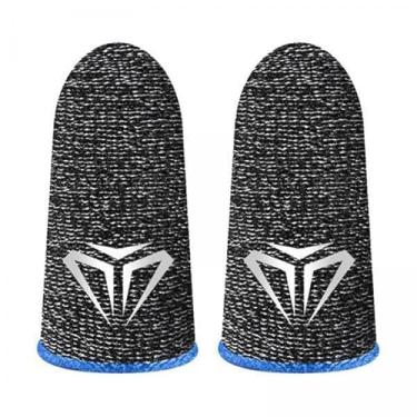 Imagem de AsrMyjcx Mangas de Dedos 4x, Luvas para Jogos de Dedos, Acessórios Leves de Jogos Extremamente Finos Anti Sweat Games Sleeves Dyder Sleeves Gamer Thumb Mangas