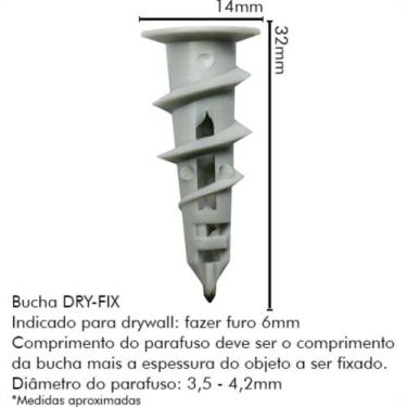 Imagem de Sforplast Bucha P/Gesso Sfor Dry Fix C/100