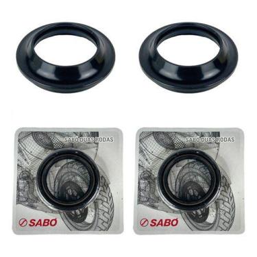 Imagem de Retentor Bengala Cb 250 Twister 2016 2024 Sabo + Guarda Pó