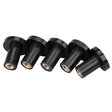 Imagem de YDLMT 5 peças pretas acessórios de motocicleta borracha bem porca pára-brisas e kit de fixadores de carenagem para Harley Road Glide FLTRU FLTRX FLTR 1998-2013