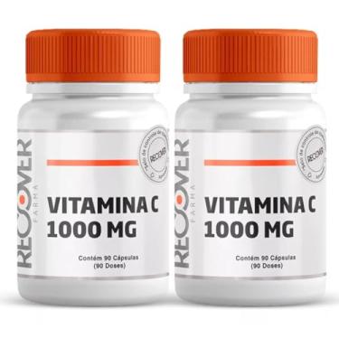 Imagem de Kit 2x Vitamina C 1000mg - 180 cápsulas (90 doses) - Recover Farma
